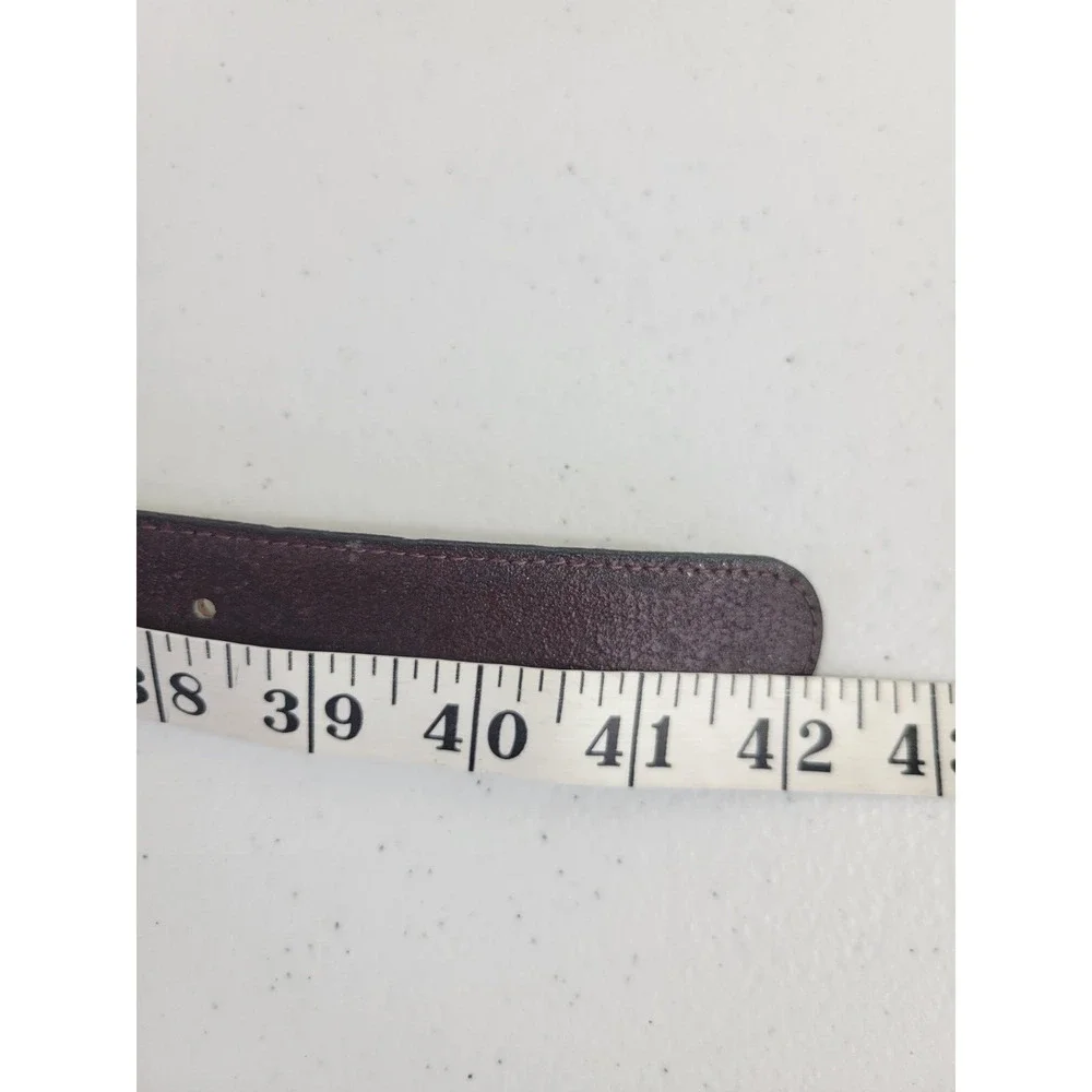 Emporium‎ Brown Classic Cowboy Western Casual Work Dress Belt Men's Size 35-37